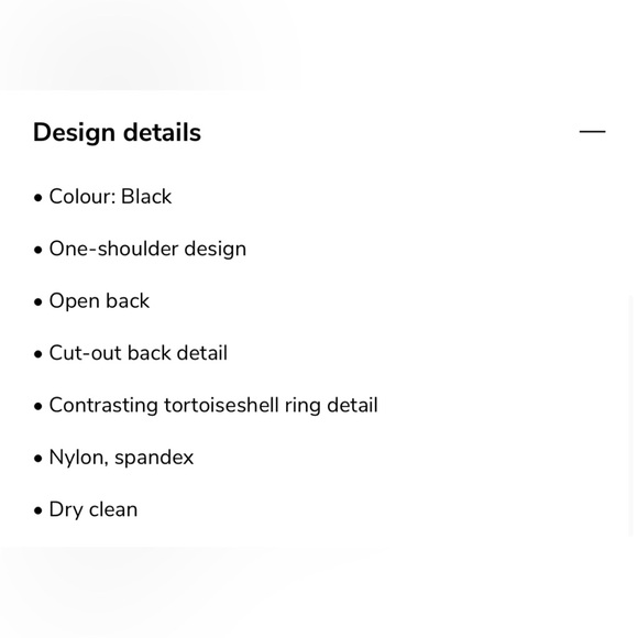 CHIRA BONI women’s black open back Cut out one shoulder swimsuit onepiece XXL/12 - Picture 7 of 11